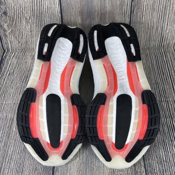 Adidas Ultraboost Light Aqua Blue/Core Black/Bright Red Mens IE1694 - Picture 2 of 8